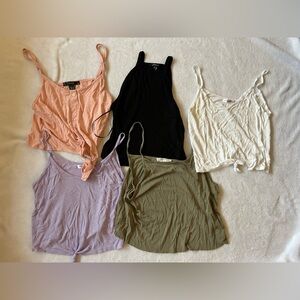 Bundle of crop tops (5)​